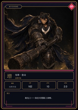 增 · 典藏卡